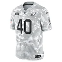 Zennovawear Men's Arizona Cardinals Pat Tillman Arctic Camo 2024 Salute to Service Retired Player Limited Jersey