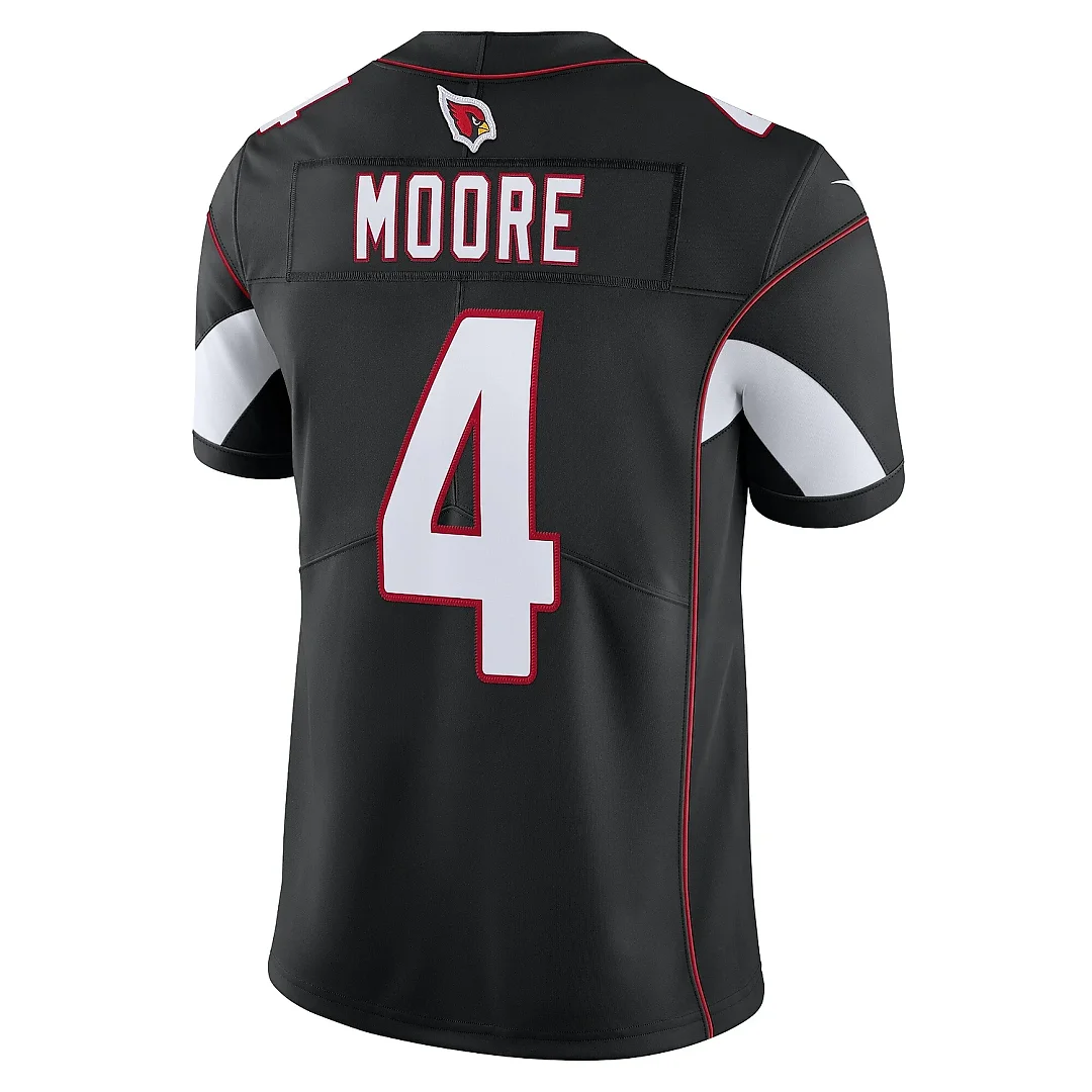 Zennovawear Men's Arizona Cardinals Rondale Moore Black Alternate Vapor Limited Jersey