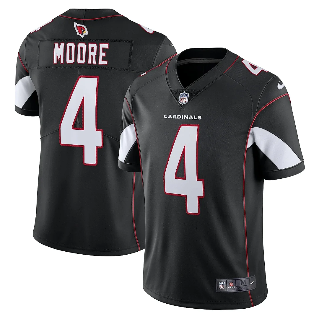 Zennovawear Men's Arizona Cardinals Rondale Moore Black Alternate Vapor Limited Jersey