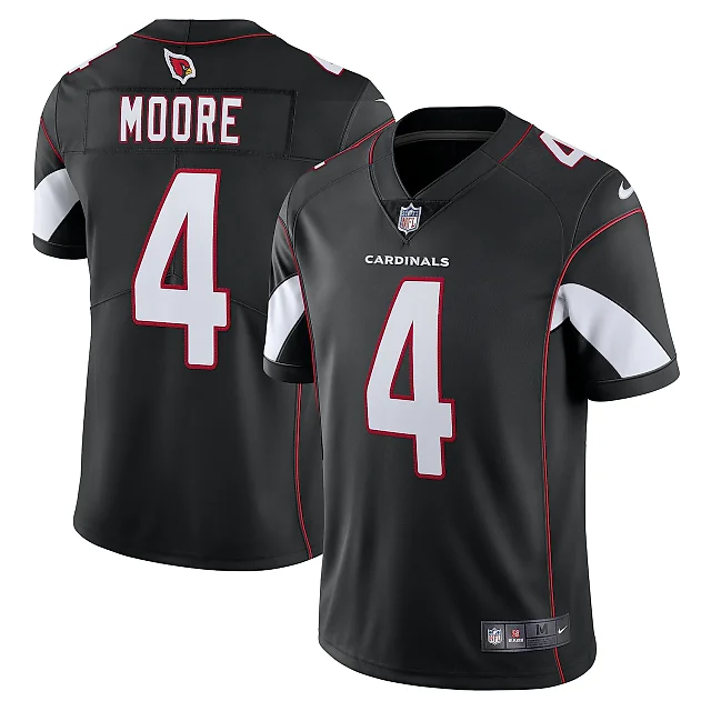 Zennovawear Men's Arizona Cardinals Rondale Moore Black Alternate Vapor Limited Jersey