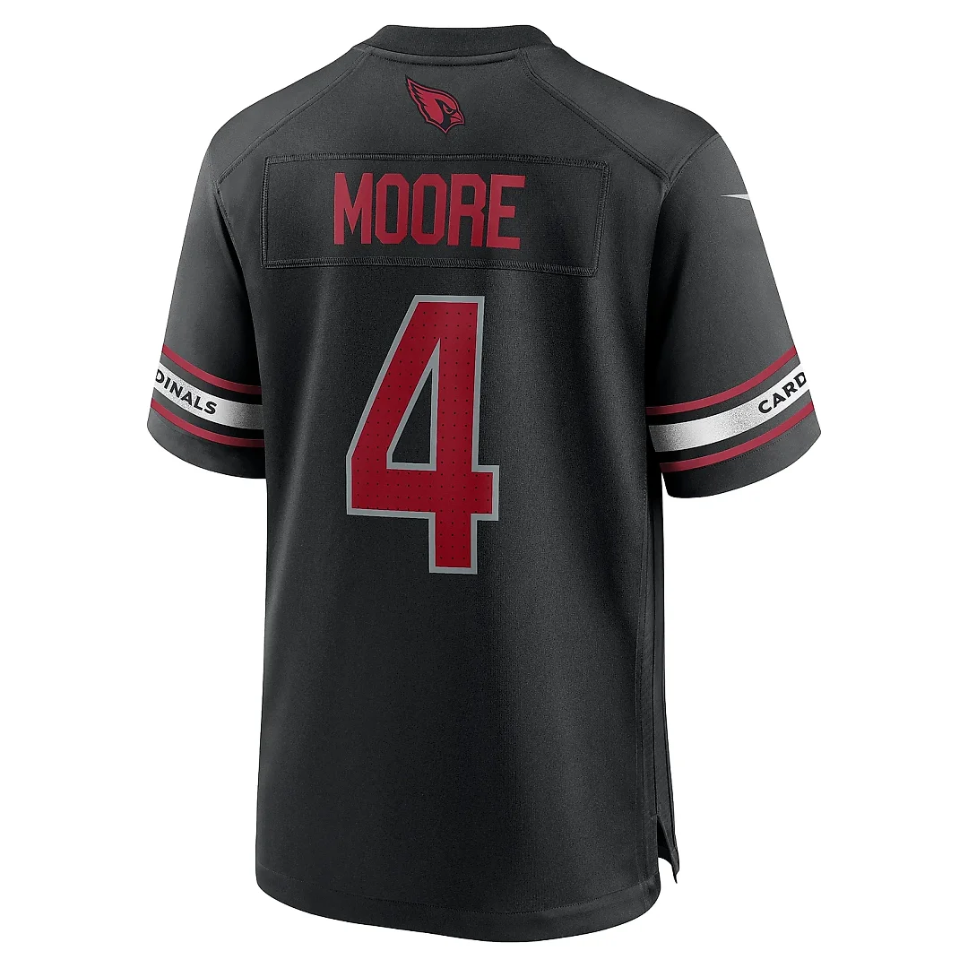 Zennovawear Men's Arizona Cardinals Rondale Moore Black Game Jersey