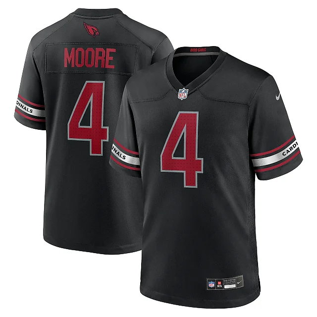 Zennovawear Men's Arizona Cardinals Rondale Moore Black Game Jersey