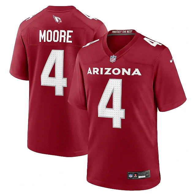 Zennovawear Men's Arizona Cardinals Rondale Moore Cardinal Game Player Jersey