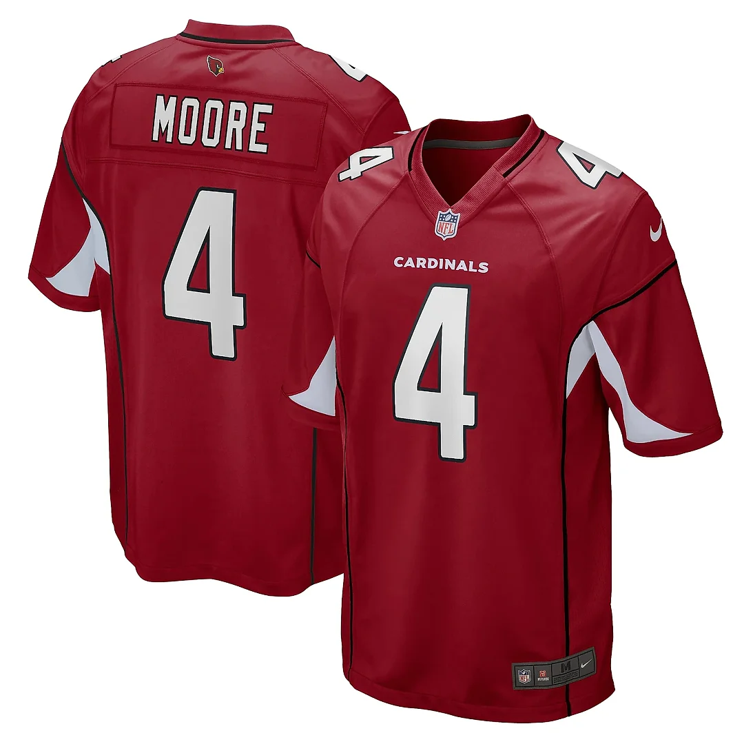 Zennovawear Men's Arizona Cardinals Rondale Moore Cardinal Team Game Jersey