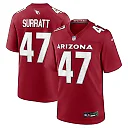 Zennovawear Men's Arizona Cardinals Sage Surratt Cardinal Team Game Jersey