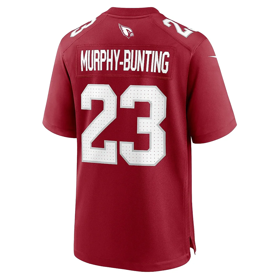 Zennovawear Men's Arizona Cardinals Sean Murphy-Bunting Cardinal Team Game Jersey