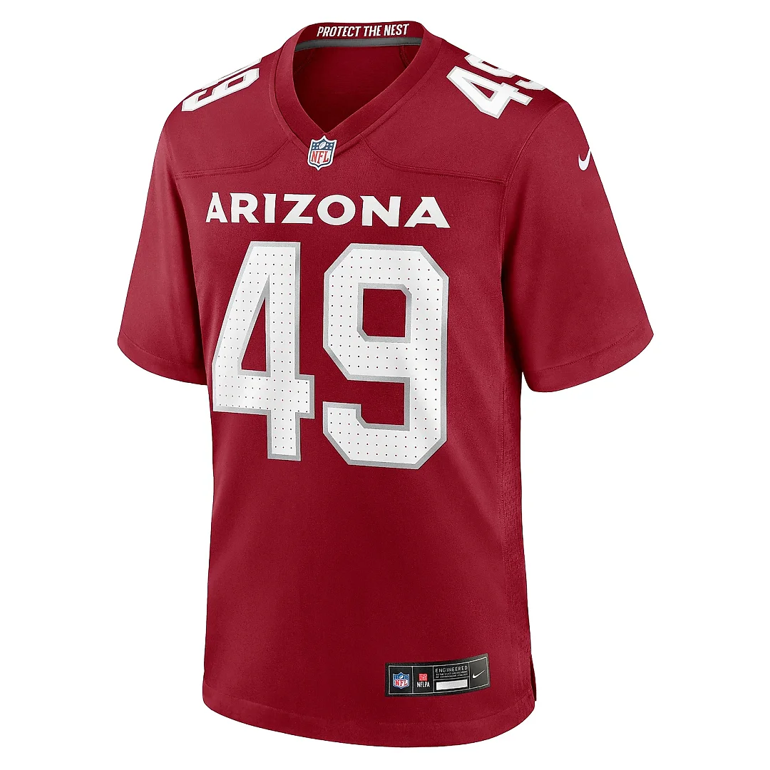 Zennovawear Men's Arizona Cardinals Starling Thomas V Cardinal Team Game Jersey