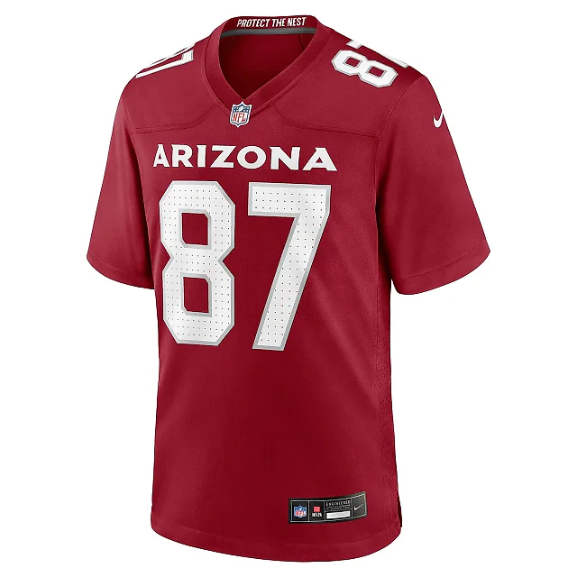 Zennovawear Men's Arizona Cardinals Tip Reiman Cardinal Team Game Jersey