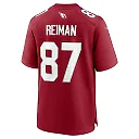 Zennovawear Men's Arizona Cardinals Tip Reiman Cardinal Team Game Jersey