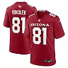 Zennovawear Men's Arizona Cardinals Travis Vokolek Cardinal Team Game Jersey
