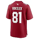 Zennovawear Men's Arizona Cardinals Travis Vokolek Cardinal Team Game Jersey