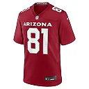 Zennovawear Men's Arizona Cardinals Travis Vokolek Cardinal Team Game Jersey
