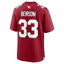 Zennovawear Men's Arizona Cardinals Trey Benson Cardinal Team Game Jersey