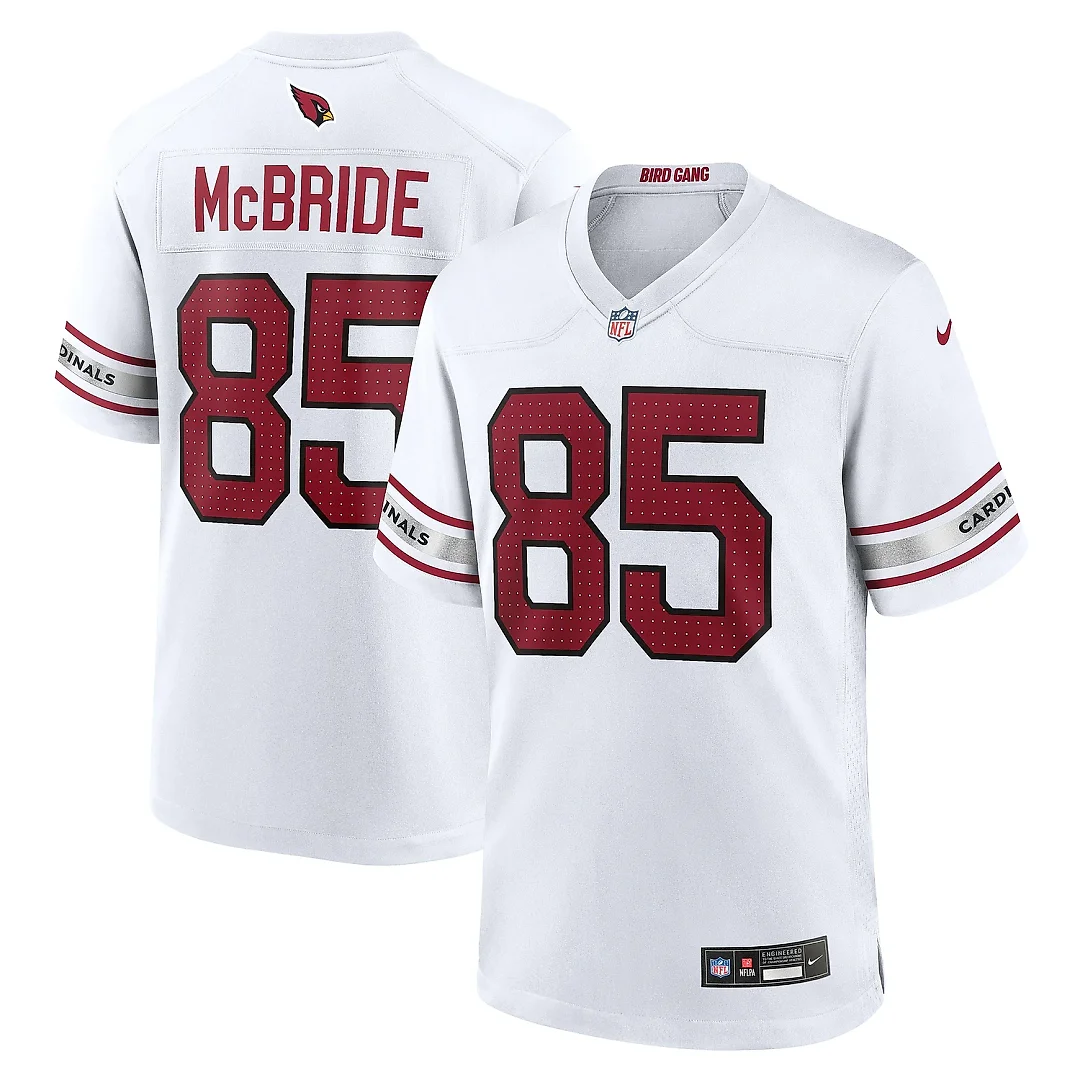 Zennovawear Men's Arizona Cardinals Trey McBride White Game Jersey