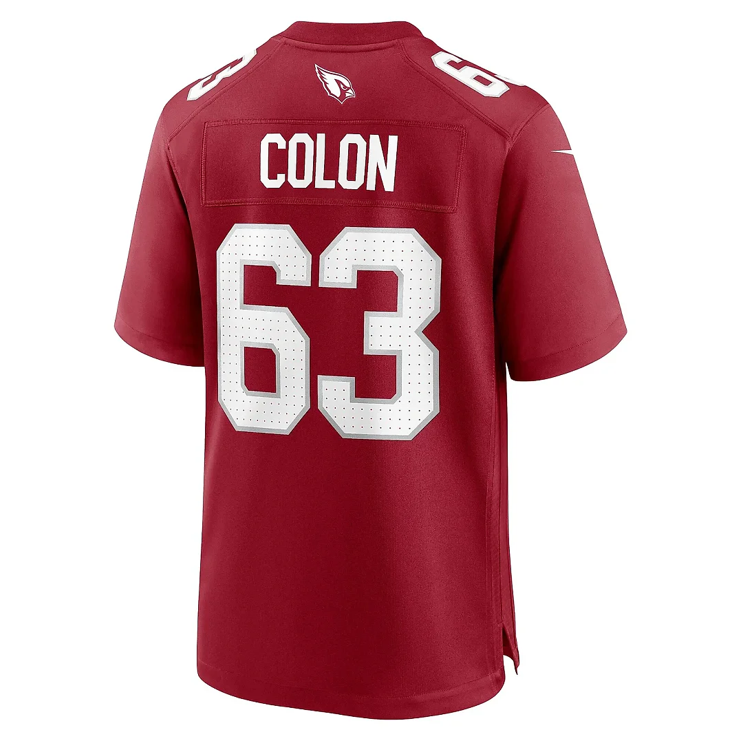 Zennovawear Men's Arizona Cardinals Trystan Colon Cardinal Team Game Jersey