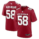 Zennovawear Men's Arizona Cardinals Tyreek Maddox-Williams Cardinal Game Jersey