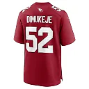 Zennovawear Men's Arizona Cardinals Victor Dimukeje Cardinal Team Game Jersey