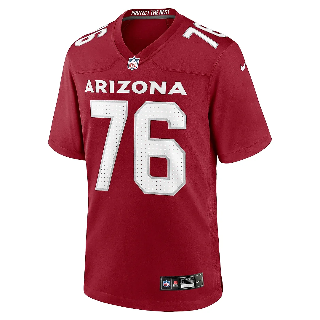 Zennovawear Men's Arizona Cardinals Will Hernandez Cardinal Team Game Jersey