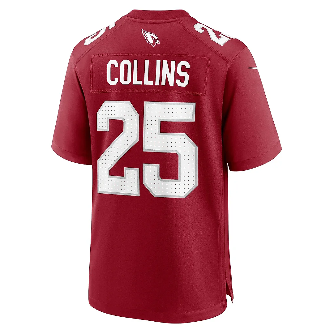 Zennovawear Men's Arizona Cardinals Zaven Collins Cardinal Home Game Jersey