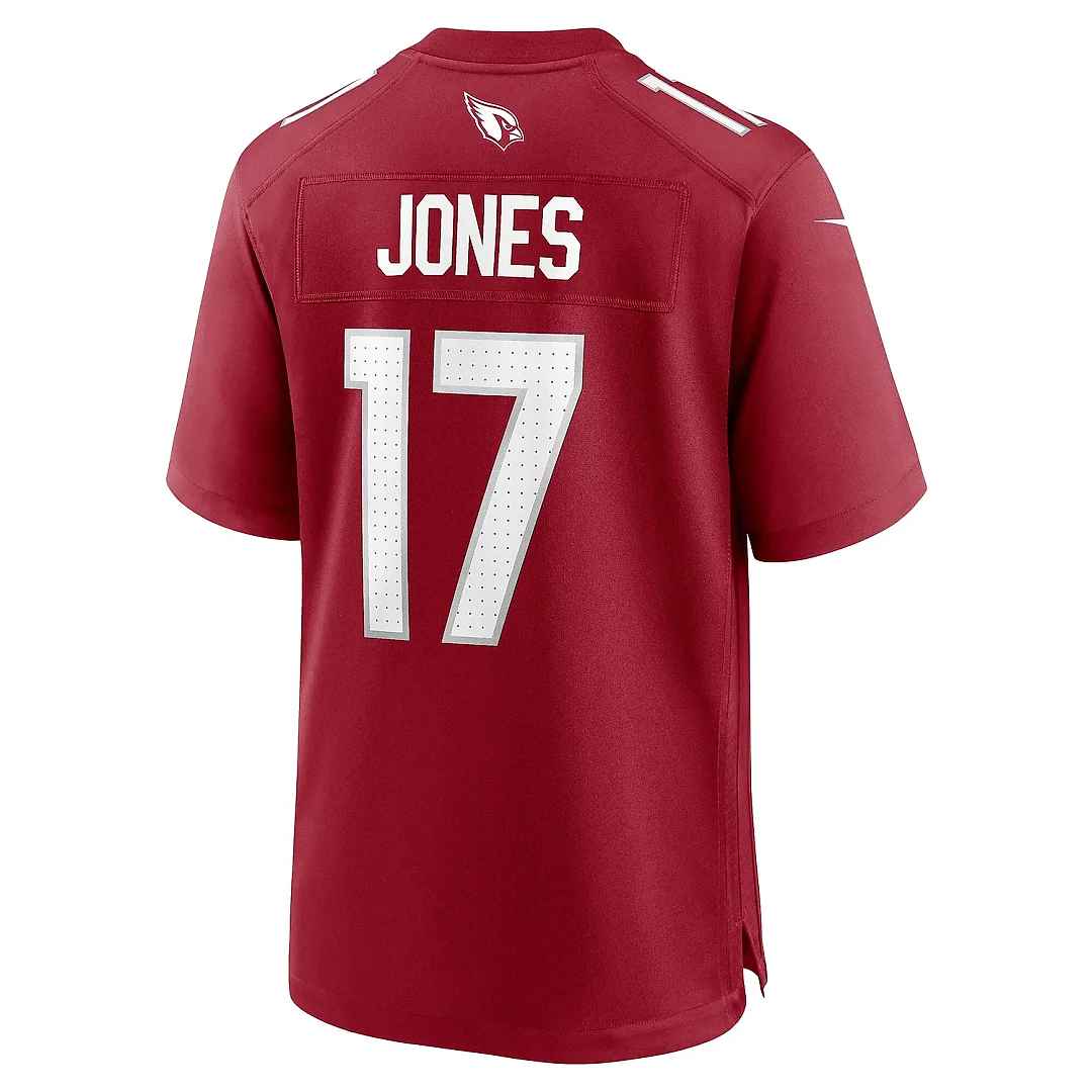 Zennovawear Men's Arizona Cardinals Zay Jones Cardinal Team Game Jersey