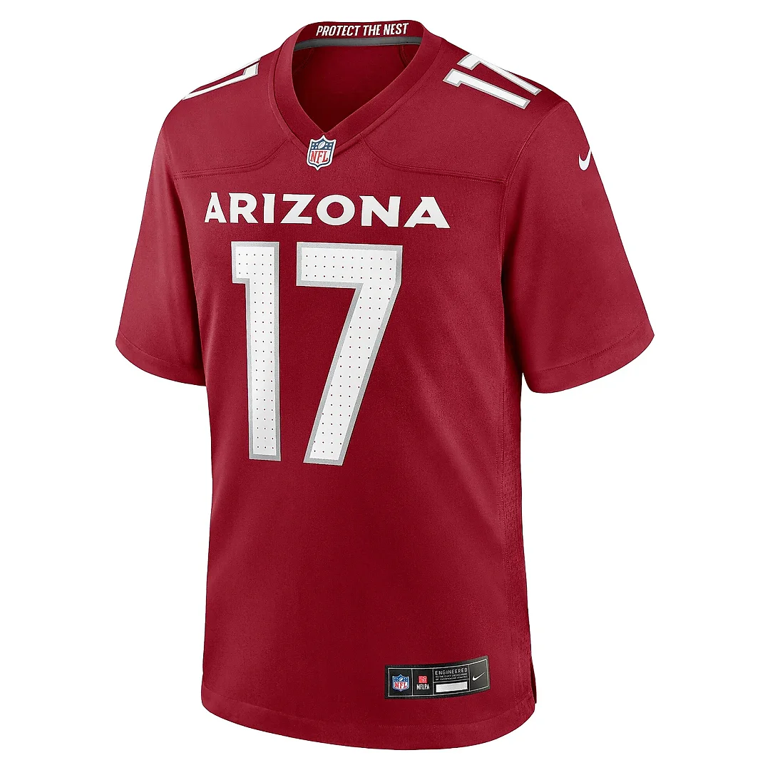Zennovawear Men's Arizona Cardinals Zay Jones Cardinal Team Game Jersey