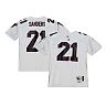 Zennovawear Men's Atlanta Falcons 1991 Deion Sanders Mitchell & Ness White Throwback Retired Player Jersey