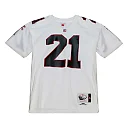 Zennovawear Men's Atlanta Falcons 1991 Deion Sanders Mitchell & Ness White Throwback Retired Player Jersey