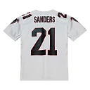 Zennovawear Men's Atlanta Falcons 1991 Deion Sanders Mitchell & Ness White Throwback Retired Player Jersey