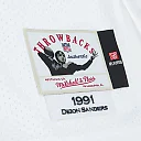 Zennovawear Men's Atlanta Falcons 1991 Deion Sanders Mitchell & Ness White Throwback Retired Player Jersey