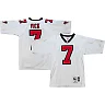 Zennovawear Men's Atlanta Falcons 2001 Michael Vick Mitchell & Ness White Throwback Retired Player Jersey