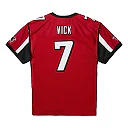 Zennovawear Men's Atlanta Falcons 2003 Michael Vick Mitchell & Ness Red Throwback Retired Player Jersey