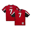 Zennovawear Men's Atlanta Falcons 2003 Michael Vick Mitchell & Ness Red Throwback Retired Player Jersey