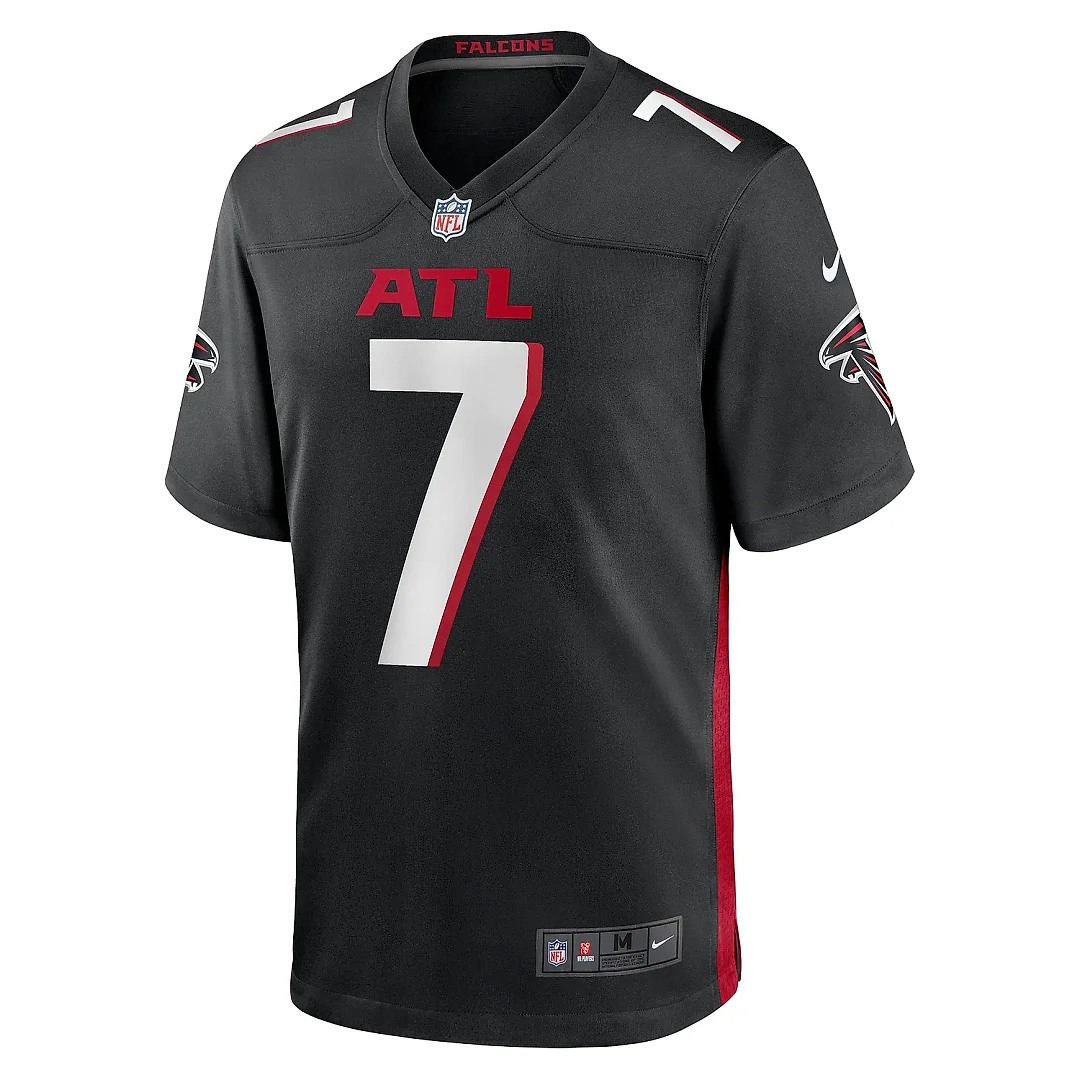 Zennovawear Men's Atlanta Falcons Bijan Robinson Black Game Jersey