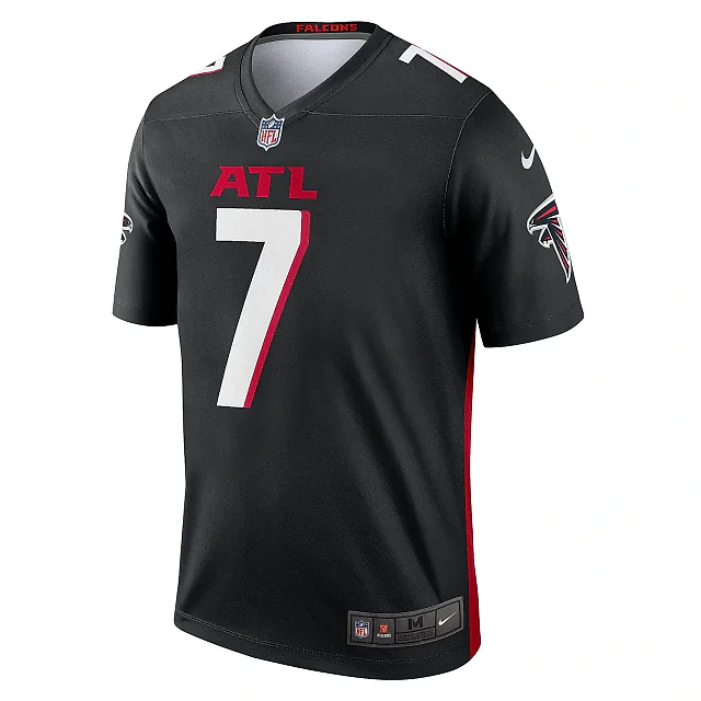 Zennovawear Men's Atlanta Falcons Bijan Robinson Black Team Legend Player Performance Top