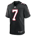 Zennovawear Men's Atlanta Falcons Bijan Robinson Black Throwback Game Jersey