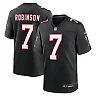 Zennovawear Men's Atlanta Falcons Bijan Robinson Black Throwback Game Jersey