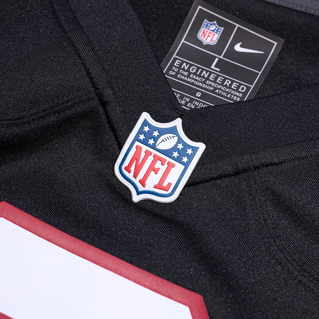 Zennovawear Men's Atlanta Falcons Bijan Robinson Black Throwback Game Jersey