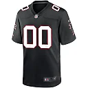 Zennovawear Men's Atlanta Falcons Black Throwback Custom Game Jersey