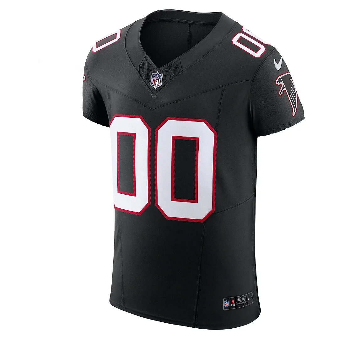 Zennovawear Men's Atlanta Falcons Black Vapor F.U.S.E. Elite Custom Jersey