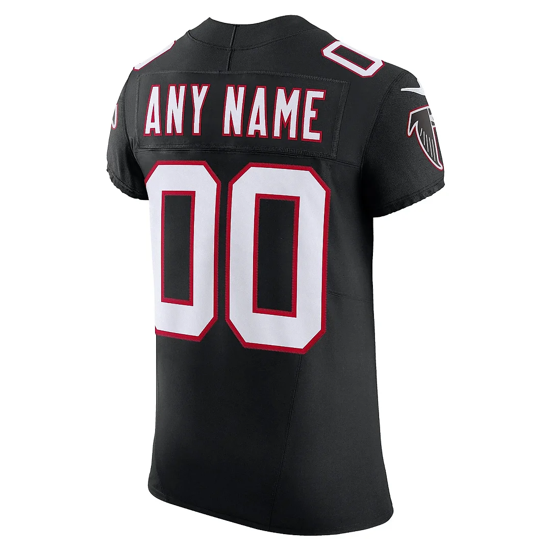 Zennovawear Men's Atlanta Falcons Black Vapor F.U.S.E. Elite Custom Jersey