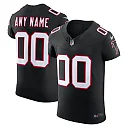 Zennovawear Men's Atlanta Falcons Black Vapor F.U.S.E. Elite Custom Jersey