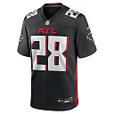 Zennovawear Men's Atlanta Falcons Carlos Washington Jr. Black Team Game Jersey