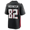 Zennovawear Men's Atlanta Falcons Casey Washington Black Team Game Jersey