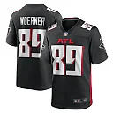 Zennovawear Men's Atlanta Falcons Charlie Woerner Black Game Jersey