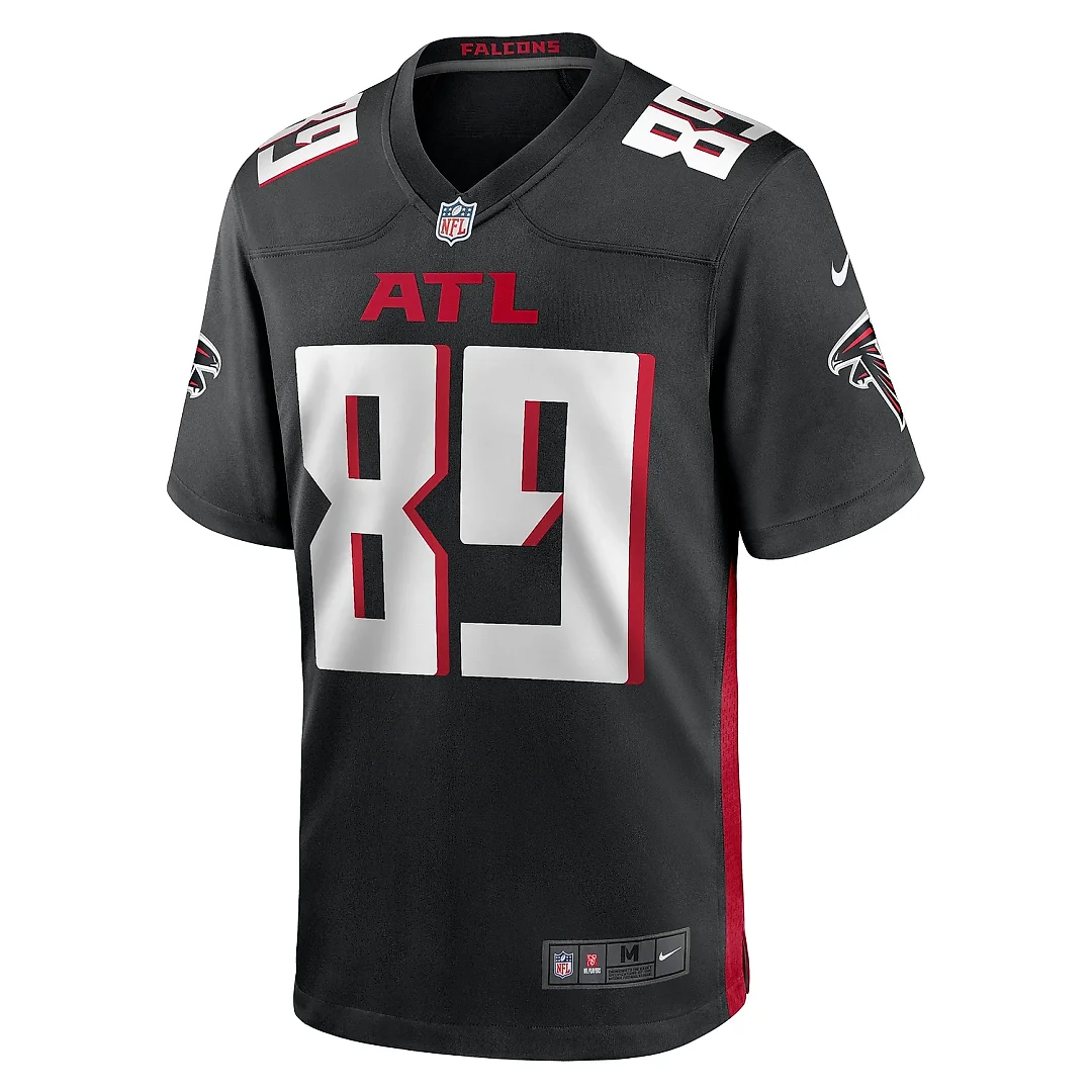 Zennovawear Men's Atlanta Falcons Charlie Woerner Black Game Jersey