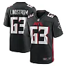 Zennovawear Men's Atlanta Falcons Chris Lindstrom Black Team Game Jersey