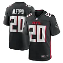 Zennovawear Men's Atlanta Falcons Dee Alford Black Team Game Jersey