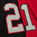Zennovawear Men's Atlanta Falcons Deion Sanders Mitchell & Ness Black/Red Big & Tall Split Legacy Retired Player Jersey