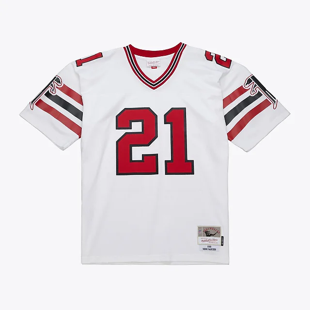 Zennovawear Men's Atlanta Falcons Deion Sanders Mitchell & Ness White 1989 Legacy Jersey