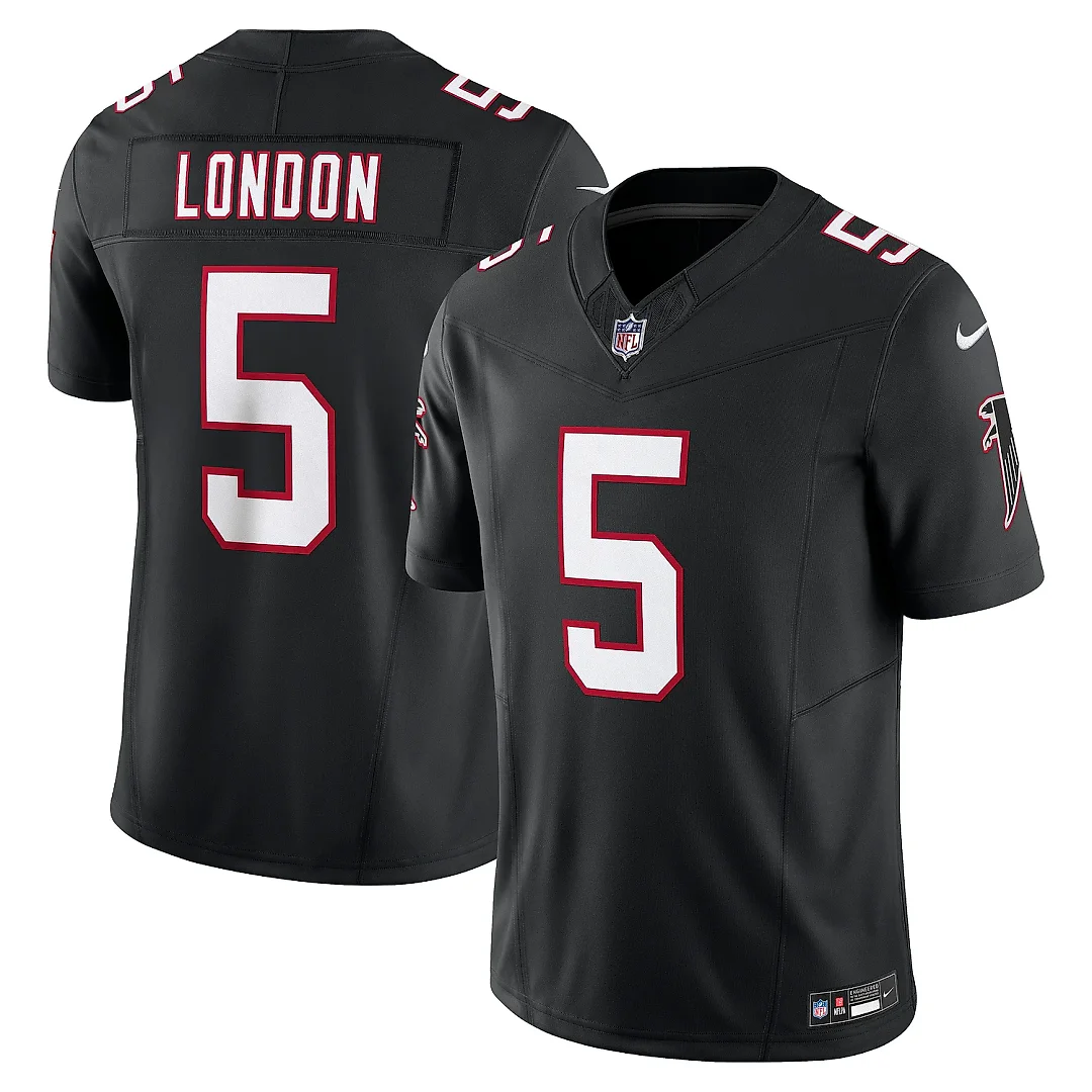 Zennovawear Men's Atlanta Falcons Drake London Black Vapor F.U.S.E. Limited Jersey